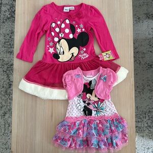 Girls Minnie mouse dresses. Sz 3T. New w/tags. Two for price of one